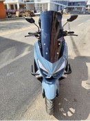 Resim Motocam Kuba Chia 125 Siperlik Ön Cam 2023 2024 Model 65cm Siyah Renkli 4mm Orta Boylu Cam 