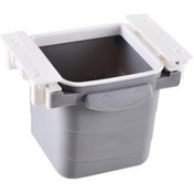 Resim Xyz Dükkan Mini Masa Çöp Kovası Plastik Tezgah Altı Geri Çekilebi 