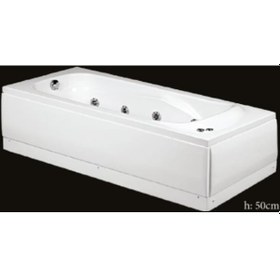 Resim Alika 180 x 80 CM Jakuzi Küvet Hidromasaj Sistem-2 6+8 Jet 