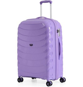 Resim Ççs 5263 Orta Kabin 2 Li Valiz Seti Mor 
