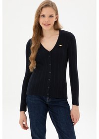 Resim U.s. Polo Assn. Kadın Lacivert Hırka Triko 50313580-vr033 Lacivert 