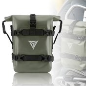 Resim 8L Ayarlanabilir Kayışlı Motosiklet Tampon Çantası - Dayanıklı PVC, Ordu Yeşili/Siyah, BMW R1200GS, R1250GS, SUZUKI DL650, V-Strom, HONDA NC750X, CB500X için - Araç Bölmeleri Olan Çok Yönlü Çarpışma Barı Paketi 