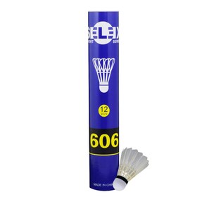 Resim Selex 606 Kaz Tüyü 12'li Badminton Topu 