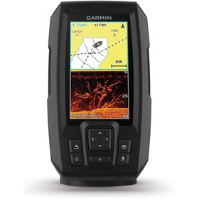 Resim Garmin Dönüştürücülü Striker 4cv, CHIRP Geleneksel ve ClearVu Taramalı Sonar Dönüştürücülü 4" GPS Ba 