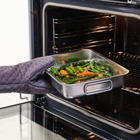 Resim Hobiurun Fırın kabı, paslanmaz çelik, 24x34 cm 