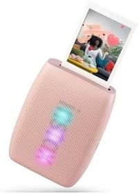 Resim Instax mini Link 3 Pembe Akıllı Telefon Yazıcısı ve 20'li mini Film 