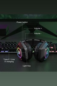 Resim Onikuma Bluetooth Oyuncu Kulaklığı - Kablosuz - B100 