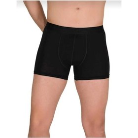 Resim Berrak 4476 Erkek Modal Likralı Boxer 12 Adet Siyah 