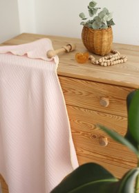 Resim Mujo Baby&Kids 4 Katlı Müslin Kundak % 100 Pamuk Şeker Pembesi 