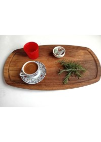 Resim Alp Wood Ahşap Pizza, Et, Pide Sunum Kesme Tahtası 
