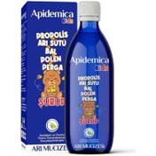 Resim Apidemica Kids Propolis Arı Sütü Bal Polen Perga Şurup 150 ml 