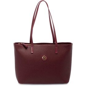 Resim Bordo Deri Kadın Omuz Çantası - S25Y1BC78868-M71 