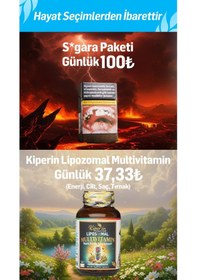 Resim Kiperin Lipozomal Multivitamin 13 Vitamin & 6 Mineral Cilt - Saç - Tırnak & Enerji Akıllı Gıda Takviyesi 