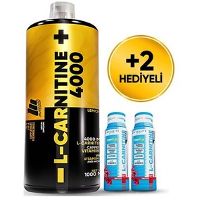 Resim Mustang Nutrition L-carnitine 4000 Mg 1000 Ml 33 Servis Limon + 2 X L-karnitin Shot Hediyeli 