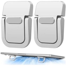 Resim Taşınabilir Hafif Dizüstü Bilgisayar Standı, Havalandırmalı Ve Ergonomik Tasarım 