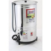 Resim DEKORANLA 1020 Yuvarlak Yayık Makinesi 20 Litre, dayanıklı ve verimli kullanım sağlar. 