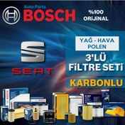 Resim Seat Altea 1.4 Tsi Bosch Filtre Bakım Seti 2008-2013 (495584829) 