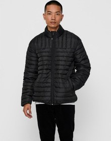 Resim Only & Sons Paul Erkek Siyah Şişme Mont - 22015122 001 