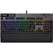 Resim ROG Strix Flare II ROG NX Red Switch RGB Mekanik Kablolu Oyuncu Klavyesi Asus