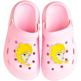 Resim minibonito Frozen Elsa Kız Çocuk Pembe Kaymaz Taban Terlik Sandalet 