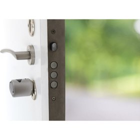 Resim Desi Utopic R Siyah Akıllı Kilit Telefondan Kontrol - Akıllı Köprü - Dokunmatik Keypad Tuş 