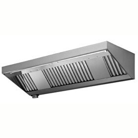Resim Electrolux Professional 304 Stainless Steel Wall Hood With Filters And Exhauster AMPV728DT 