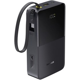 Resim Baseus Enerfill Bipow2 Pro 20000mah Dahili Usb-c Kablolu, 22,5 W Hızlı Şarjlı, Led Ekranlı Powerbank, Siyah Siyah 