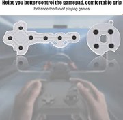 Resim Conductive Rubber for 360, 10pcs Gamepad Conductive Rubber, Pad Button Fit for Game Controller 
