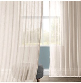 Resim Evdepo Home Kullanıma Hazır Keten Tül Perde (541075355) 