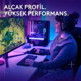 Resim logitech G G515 LIGHTSPEED TKL Düşük Profilli Kablosuz LIGHTSYNC RGB İngilizce Oyun Klavyesi, Siyah 