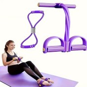 Resim 4 Tüp ile 8-in-1 Direnç Bantları - Mavi, Yığınlanabilir, Orta Gerilim, TPE Malzeme, Tam Vücut Egzersizleri, Karın Egzersizleri ve Germe için İdeal - Ev Spor Salonu, Push-uplar ve Esneklik Eğitimi için Mükemmel, Ev Spor Salonu Ekipmanı | Yığınlanabilir Direnç Bantları | Dayanıklı Egzersiz Ekipmanı, Direnç Eğitimi Bantları 
