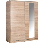 Resim Adore Mobilya Sürgü Kapılı Aynalı Sonoma Gardırop 