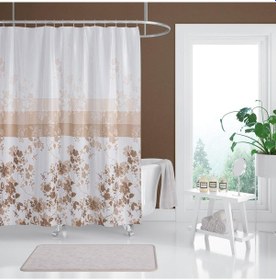 Resim Zethome Tropik Banyo Duş Perdesi 4131 Tek Kanat 1x120x200 Çok Renkli 