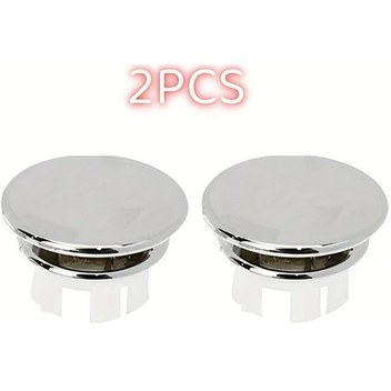 Dashanshop 2 Adet Beyaz Lavabo Taşma Kapağı, Koku Ve Böcek Geçirmez Delik Kapak