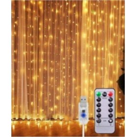 Resim Ezolan Perde LED Sarı Işık 