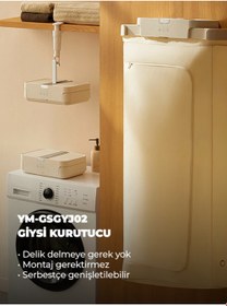 Resim Portatif Katlanabilir Çift Sterilizasyonlu Çamaşır Kurutma Makinesi 