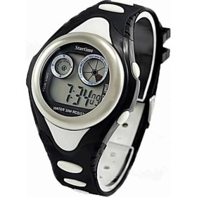 Resim Siyah Beyaz Taraftar Dijital Çocuk Saati 