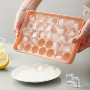 Resim Premium Plastik Buz Küpü Tepsisi - 33 Daire Tasarımı, Mükemmel Şekilli Buz Yapmak İçin Mutfak Aracı, Izgara, Aksesuarlar 