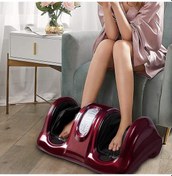 Resim Bacak Ayak Kol Derin Yoğurma Hava Sıkıştırmalı Ovmalı Masaj Ayak Isıtıcı Ayak Masajı Kırmızı 