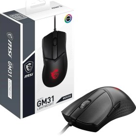 Resim Xnews Msı Gg Clutch GM31 Lightweight Gamıng Mouse 12000 Dpı Optık Sensor Rgb LED Oyuncu Faresı 