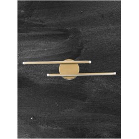 Resim Kahverengi Asya Modern Tasarım Eskitme Renk Gün Işığı Ledli Banyo - Mutfak - Salon LED Duvar 2 Li A 