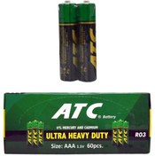 Resim Atc R03 Ultra Heavy Duty AAA İnce Kalem Pil 60'lı 