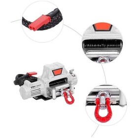 Resim Novahub 1/10 Rc Kurtarma Vinçi - Kırmızı, Traxxas/hsp/tamiya/axial/scx10 Uyumlu - Rc Araç Kurtarma Ve Kurtarma Aleti 