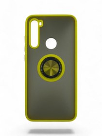 Resim Xiaomi Redmi Note 8 Buzlu Yüzüklü Ultra Koruma Tank Kılıf 