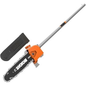 Resim WORX WA0222 WG186E.1 ile Uyumlu 25CM Teleskobik Uzatmalı Zincirli Dal Budama Başlığı 