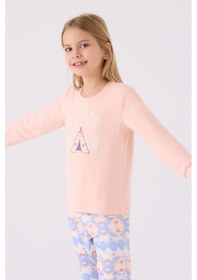 Resim Arnetta Kız Çocuk Pembe Pijama Takımı 5274-45473 Pembe 