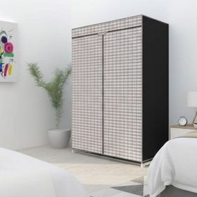 Resim Prado Ekose Çelik Profilli Portatif Bez Dolap 