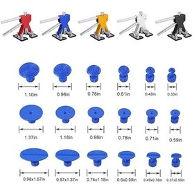 Resim Fortunelane Boyaşız Kaporta Düzeltme Seti 18 Adet Tab Araç Göçük Giderme Aleti 