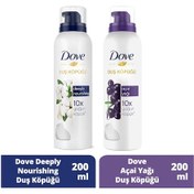 Resim Dove Duş Köpüğü Açai Yağı 200 ML + Depply Nourishing 200 ML 