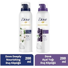 Resim Dove Duş Köpüğü Açai Yağı 200 ML + Depply Nourishing 200 ML 